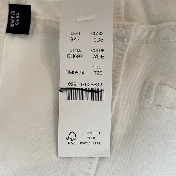 J.Crew Bootcut Jean 2003 Super Stretch Denim Vacation Date Trip CH692 White 25T - Picture 14 of 16